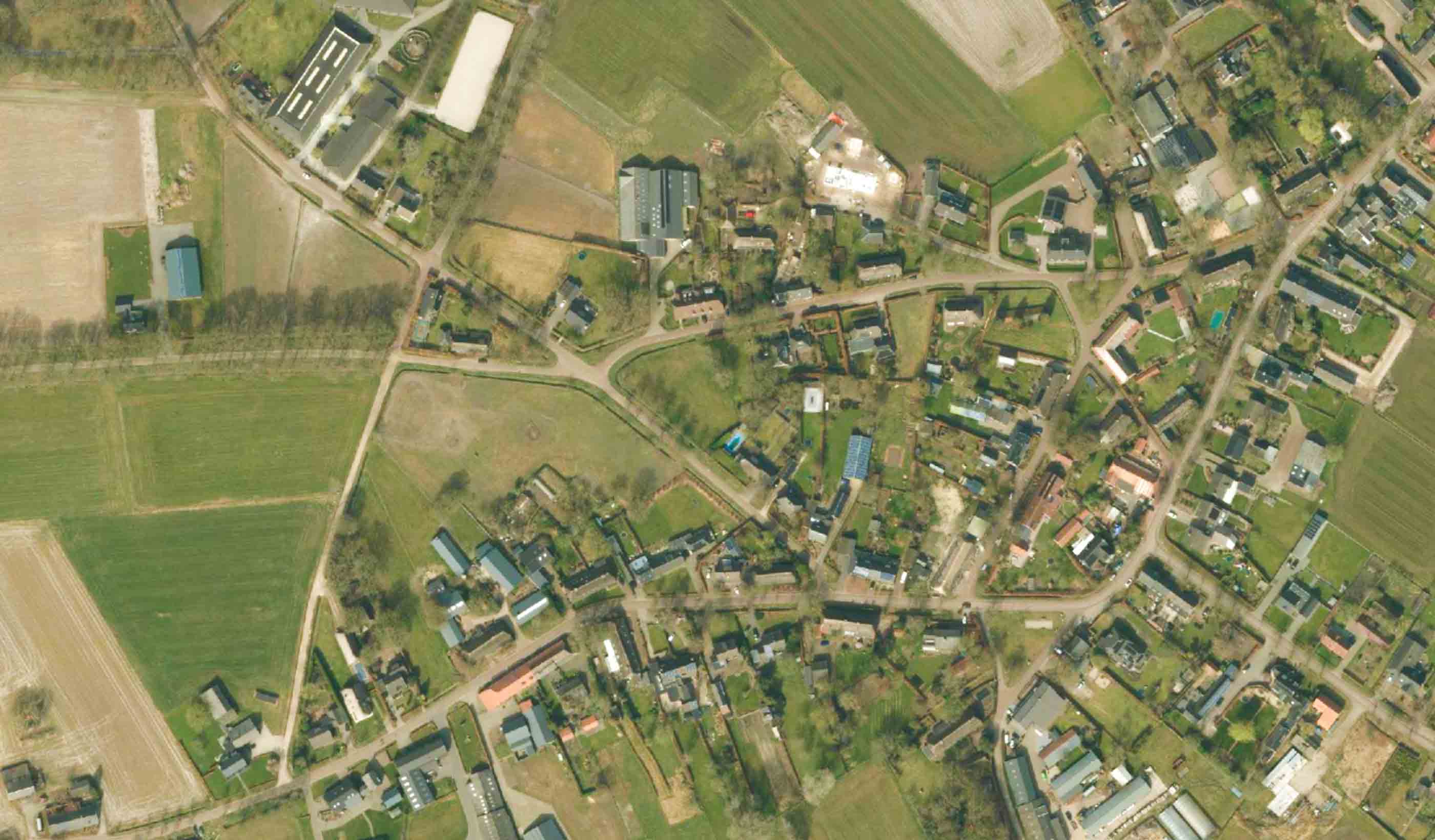 Aerial view of Leenderstrijp