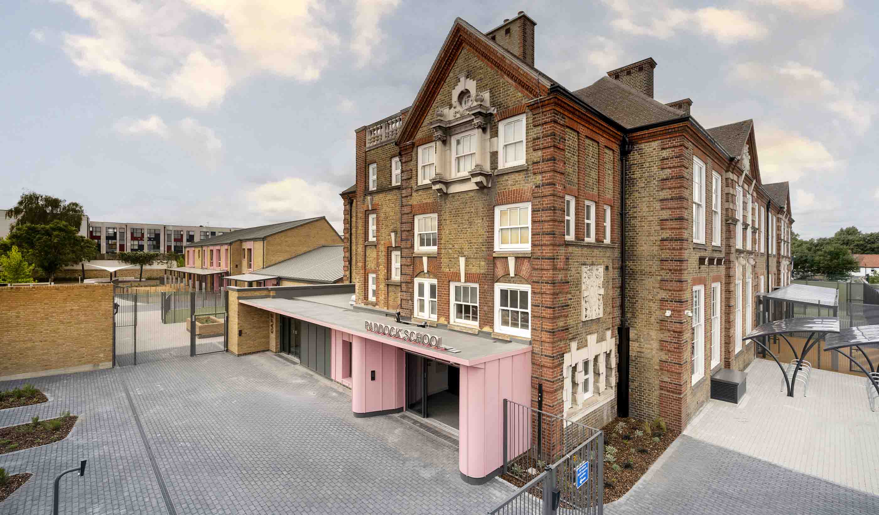 Exterior of the school